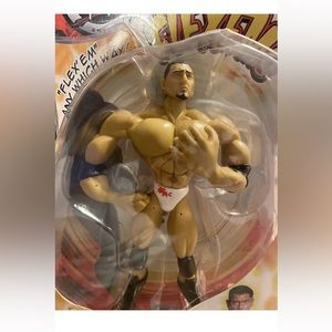 WWE Flex 'em Action Figure Batista Posable NRFB 2005 Jakks